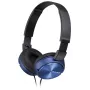 Sony MDR-ZX310, Con filo, 10 - 24000 Hz, Musica, 125 g, Cuffie, Blu