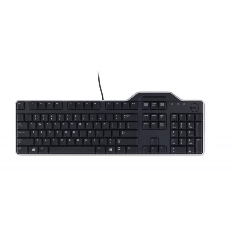 Tastiera DELL Pro Smartcard - KB813 - Russo (QWERTY), Full-Size (100%), con filo, USB, QWERTY, nero