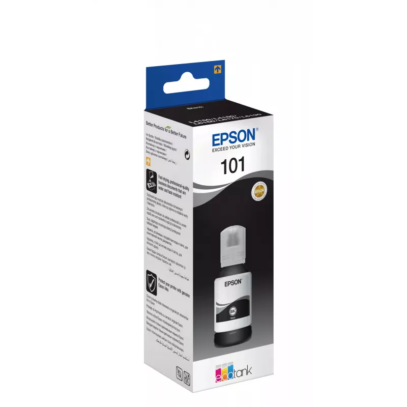 Bottiglia d'inchiostro Epson 101 EcoTank BK nero