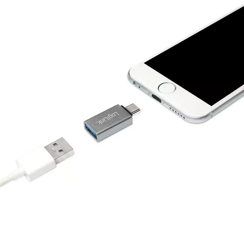 Adattatore cavo LogiLink AU0040 USB 3.1 C USB 3.0 A Micro USB 2.0 alluminio