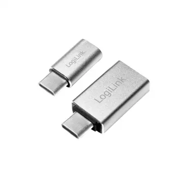 Adattatore cavo LogiLink AU0040 USB 3.1 C USB 3.0 A Micro USB 2.0 alluminio