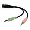 Cavo audio LogiLink CA0020 0,15 m 3,5 mm 2 x 3,5 mm nero