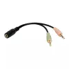 Cavo audio LogiLink CA0020 0,15 m 3,5 mm 2 x 3,5 mm nero