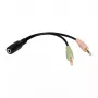 Cavo audio LogiLink CA0020 0,15 m 3,5 mm 2 x 3,5 mm nero