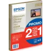 Epson Premium Glossy Photo Paper - A4 - 2x 15 fogli