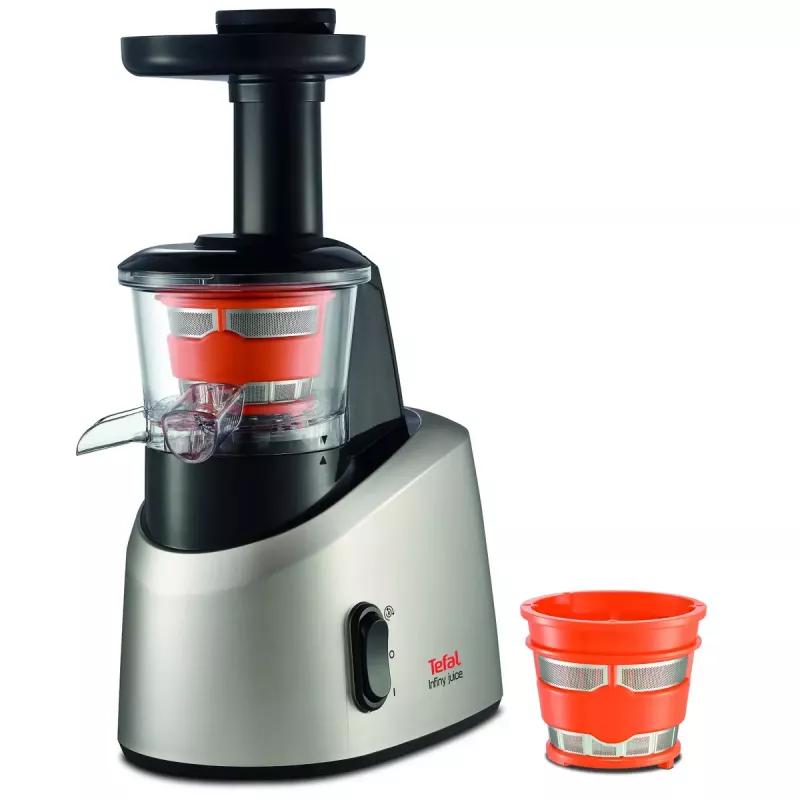 Tefal Infiny Juice ZC255B Estrattore di succo 200 W Grigio, Argento