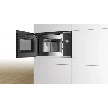 Bosch Serie 4 BFL523MS0 microonde nero, acciaio inox microonde solo da incasso 20 L 800 W