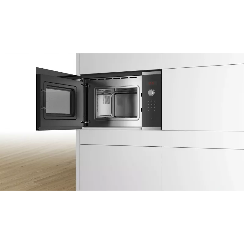 Bosch Serie 4 BFL523MS0 microonde nero, acciaio inox microonde solo da incasso 20 L 800 W