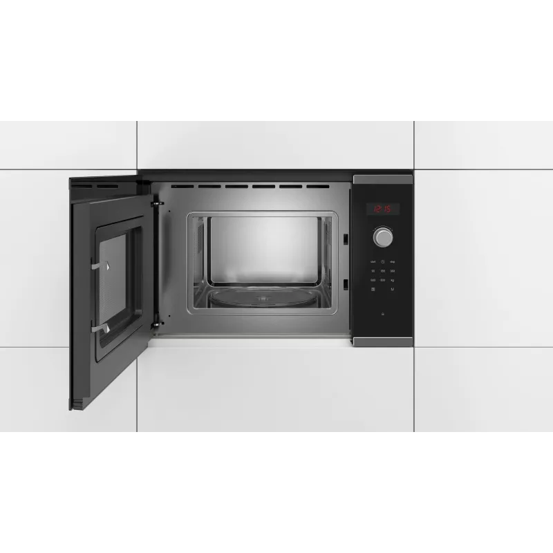 Bosch Serie 4 BFL523MS0 microonde nero, acciaio inox microonde solo da incasso 20 L 800 W