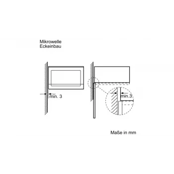 Bosch BFL520MS0 microonde nero, acciaio inox microonde combinato da incasso 20 l 800 W