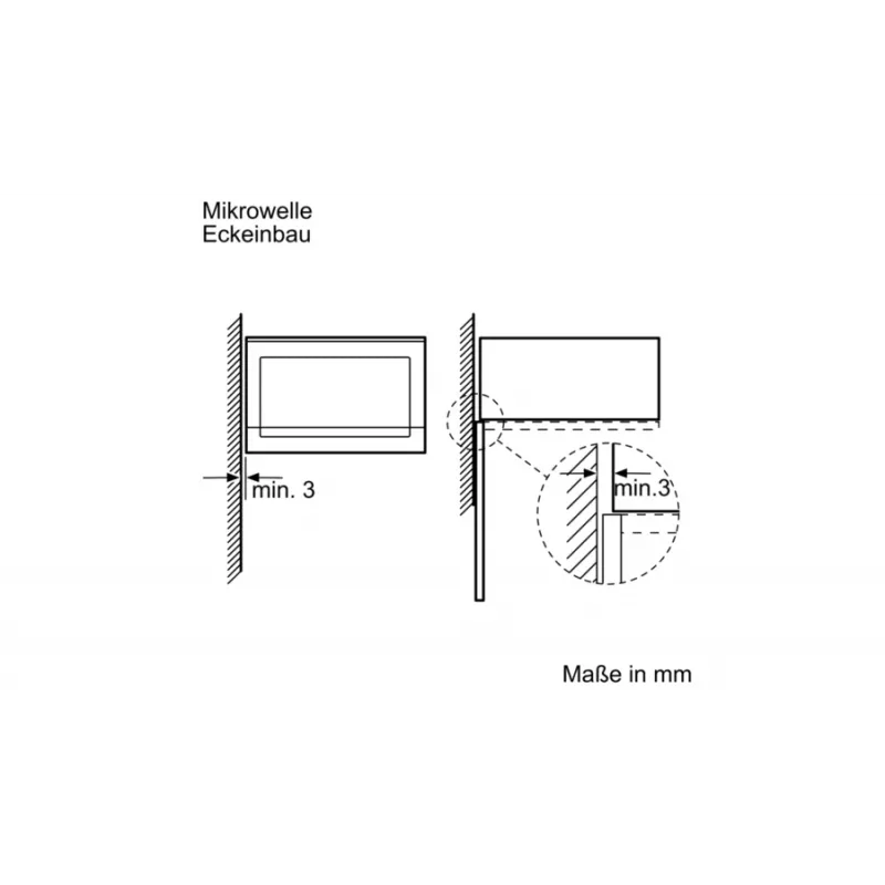 Bosch BFL520MS0 microonde nero, acciaio inox microonde combinato da incasso 20 l 800 W