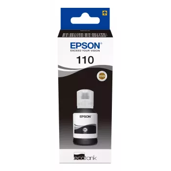 Flacone inchiostro Epson XL 110 EcoTank nero – inchiostro nero ad alte prestazioni, fino a 7.500 pagine