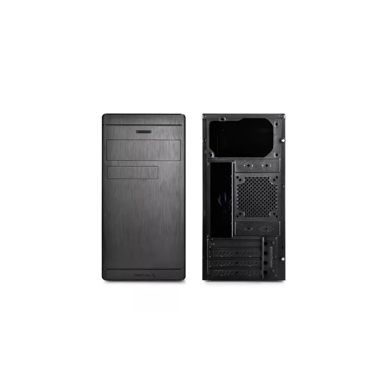 DeepCool Wave V2 DP-MATX-DPWAVE2 case PC Mini Tower, Micro ATX/Mini-ITX, scheda video fino a 320 mm, dissipatore CPU fino a 145 mm, senza alimentatore, nero
