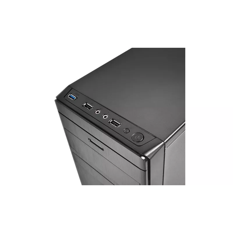 DeepCool Wave V2 DP-MATX-DPWAVE2 case PC Mini Tower, Micro ATX/Mini-ITX, scheda video fino a 320 mm, dissipatore CPU fino a 145 mm, senza alimentatore, nero