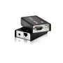 ATEN MINI USB VGA KVM Extender (100 m), trasmettitore e ricevitore, con filo, 100 m, Cat5, 1920 x 1200 pixel, nero