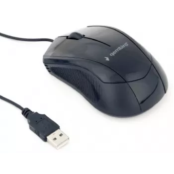 GEMBIRD mouse ottico MUS-3B-02 - 3 tasti rotella USB nero