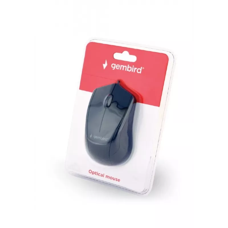 GEMBIRD mouse ottico MUS-3B-02 - 3 tasti rotella USB nero