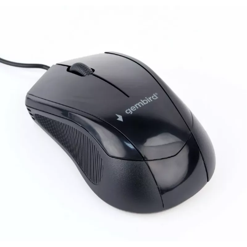 GEMBIRD mouse ottico MUS-3B-02 - 3 tasti rotella USB nero