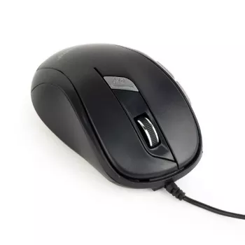 Mouse ottico GEMBIRD MUS-6B-01 – 6 tasti, rotella di scorrimento, USB, nero