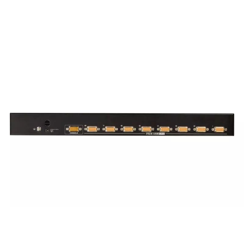 ATEN switch KVM 8 porte USB - PS/2 VGA, 2048 x 1536 pixel, QXGA, montaggio a rack, 5 W, 1U, nero