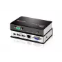 ATEN extender KVM USB VGA (150 m), trasmettitore e ricevitore, con filo, 150 m, Cat5e, 1920 x 1200, 1600 x 1200, 1280 x 1024, nero, grigio
