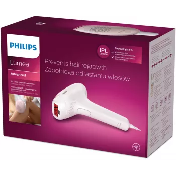 Philips SC1994/00 Lumea Advanced apparecchio per l'epilazione a luce pulsata — alimentazione a rete, accessorio per il corpo, lampada 4 cm², bianco/rosa