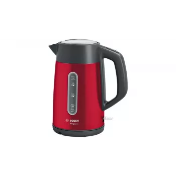 Bollitore Bosch TWK4P434 — 1,7 L, 2400 W, nero/rosso