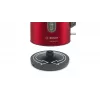 Bollitore Bosch TWK4P434 — 1,7 L, 2400 W, nero/rosso