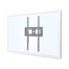 EDBAK TWB3c-B staffa a parete fissa per TV in verticale, 65-86 pollici, VESA da 100x100 a 800x400, max 80 kg, nero