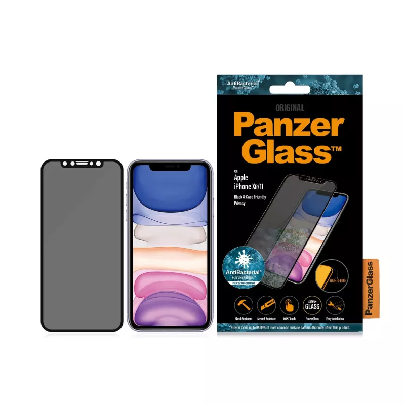 PanzerGlass ® Privacy Screen Protector iPhone 11 | XR | Edge-to-Edge
