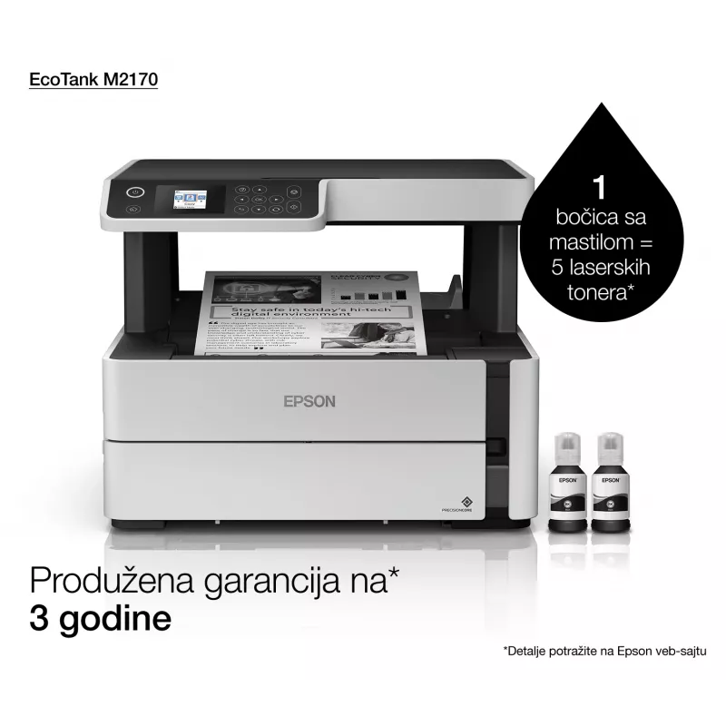 Epson EcoTank M2170 getto d'inchiostro A4 1200 x 2400 DPI 39 ppm Wi-Fi