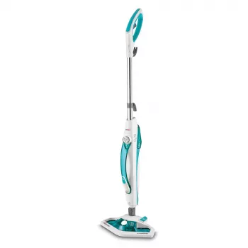 Polti Vaporetto SV450_Double lavapavimenti a vapore 0,3 l 1500 W turchese, bianco