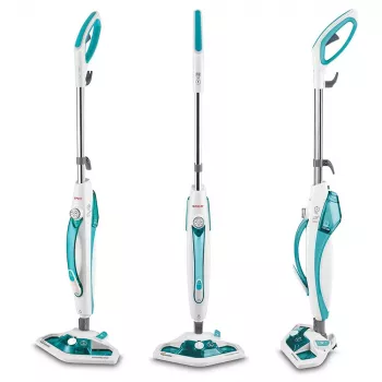Polti Vaporetto SV450_Double lavapavimenti a vapore 0,3 l 1500 W turchese, bianco