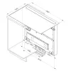 Piano cottura a induzione da incasso Novy 1821, 4 zone, controllo a slider