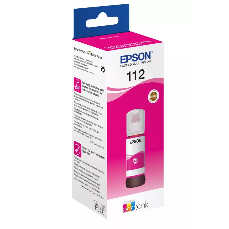 Bottiglia d'inchiostro Epson 112 EcoTank magenta pigmentato