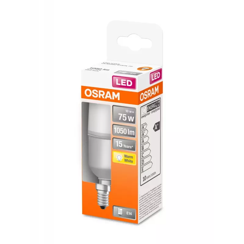 Lampada LED Osram STAR 10 W E14 bianco caldo 2700 K 1050 lm