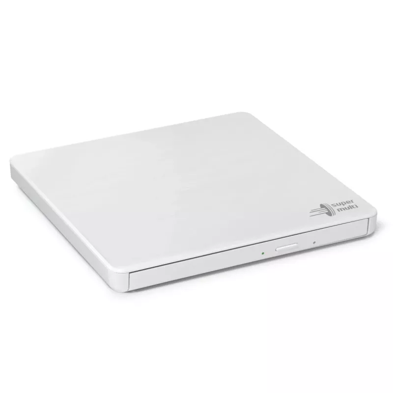 HITACHI-LG DATA STORAGE Unità DVD portatile sottile - Gp60nw60 - USB 2.0 - Bianco