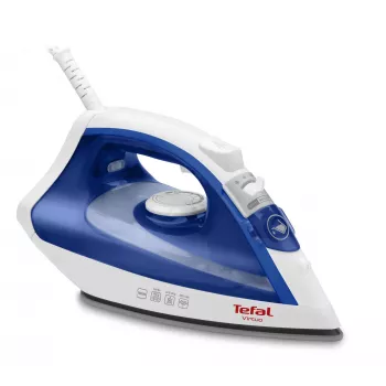 Ferro da stiro a vapore Tefal Virtuo FV1711 — 1800 W, suola Durilium, serbatoio 0,2 l, vapore verticale, viola/bianco