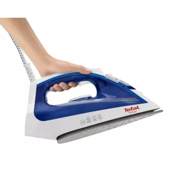Ferro da stiro a vapore Tefal Virtuo FV1711 — 1800 W, suola Durilium, serbatoio 0,2 l, vapore verticale, viola/bianco