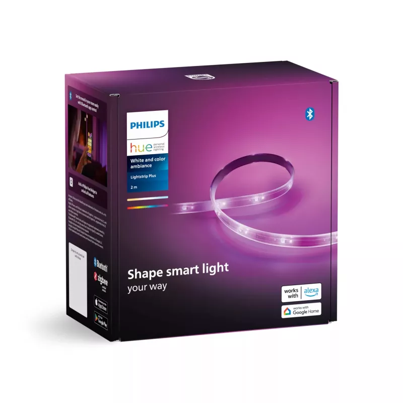 Philips Hue White and colour ambience Lightstrip Plus Basis V4 2 metri