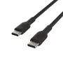 Cavo USB-C a USB-C BELKIN, intrecciato, 1 m, nero