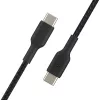 Cavo USB-C a USB-C BELKIN, intrecciato, 1 m, nero