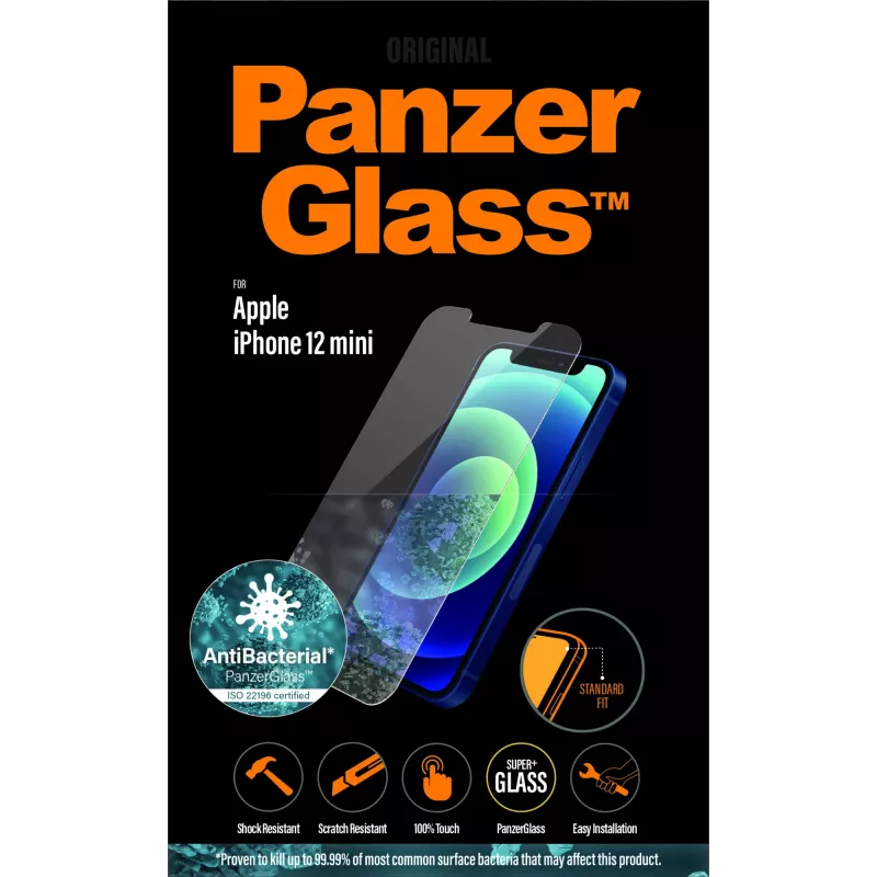 Pellicola protettiva PanzerGlass Apple iPhone 12 Mini Standard Fit