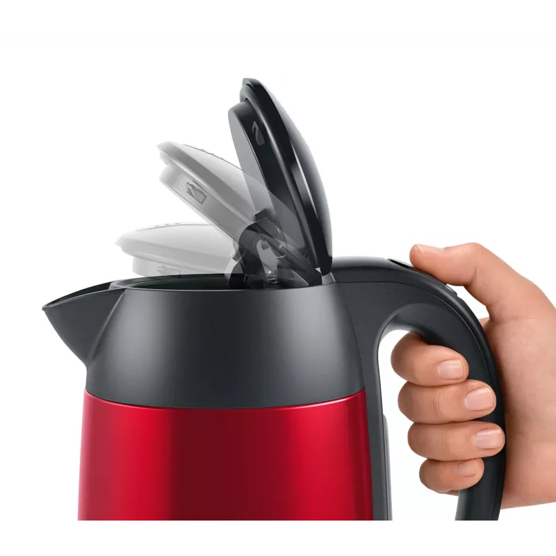Bollitore Bosch TWK3P424 1,7 L 2400 W grigio, rosso