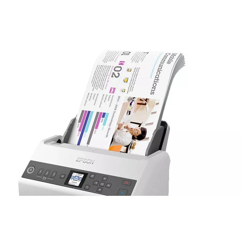 Scanner a trascinamento Epson DS-730N 600 x 600 DPI A4 nero, grigio