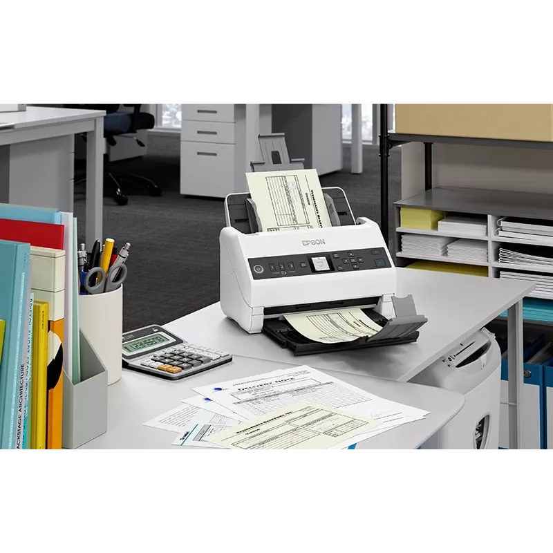 Scanner a trascinamento Epson DS-730N 600 x 600 DPI A4 nero, grigio