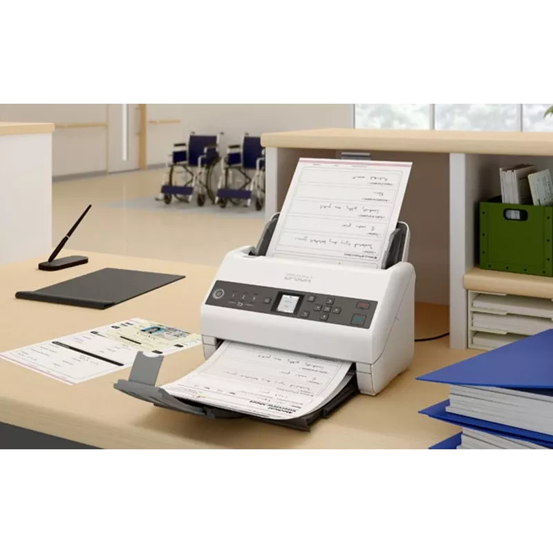 Scanner a trascinamento Epson DS-730N 600 x 600 DPI A4 nero, grigio