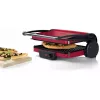Grill da contatto Bosch TCG4104 — 2000 W, rettangolare, termostato regolabile, superficie di cottura 328×238 mm, rosso
