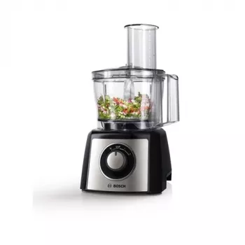 Robot da cucina Bosch MCM3401M con motore da 800 W e ciotola da 2,3 L, nero/acciaio inox