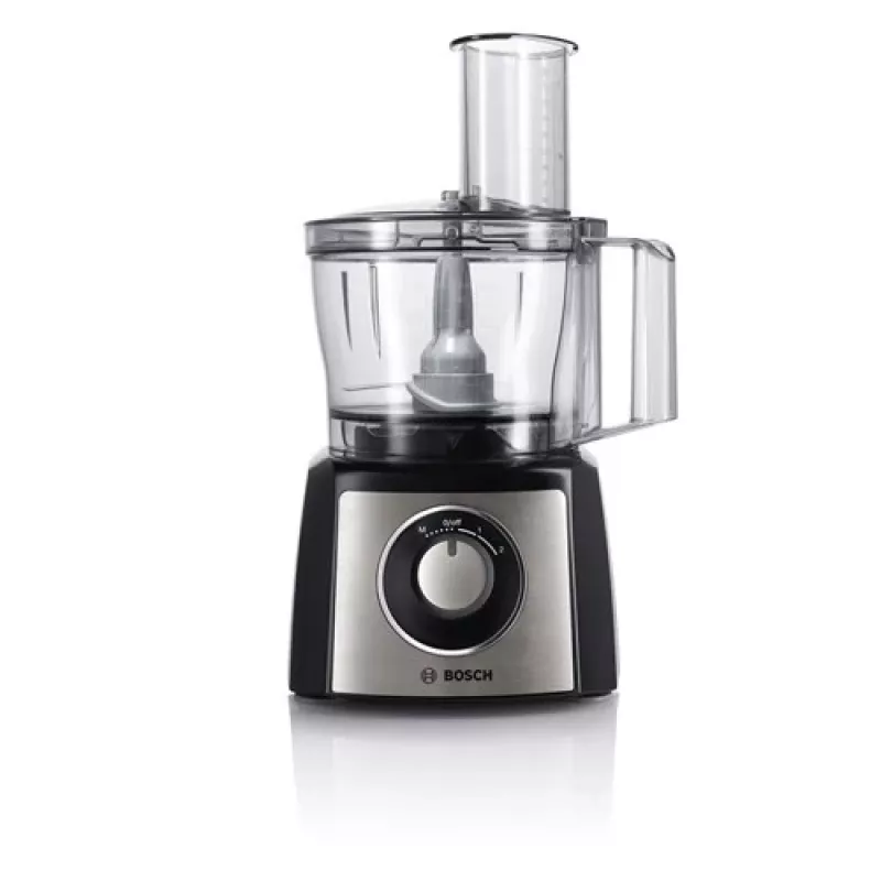 Robot da cucina Bosch MCM3401M con motore da 800 W e ciotola da 2,3 L, nero/acciaio inox